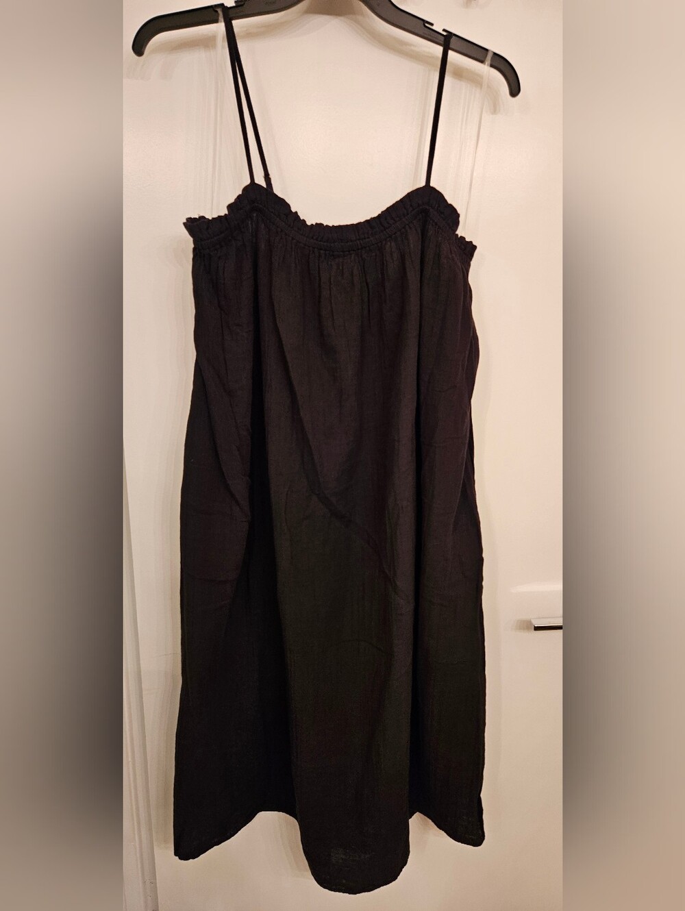 Time and Tru Women's Strappy DB Dress - Size XXL (20) - Black Soot - NWT